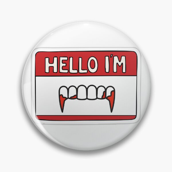 Item preview, Hello im a Vampire designed and sold by TheRedFoxes.