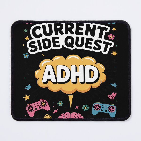 Item preview, Current Side Quest Brought to You by ADHD Funny ADHD designed and sold by Voidbinder.