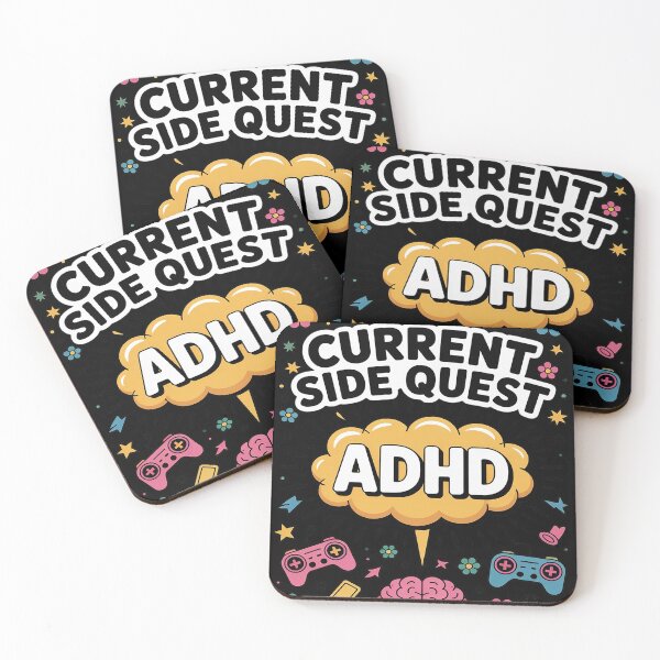 Item preview, Current Side Quest Brought to You by ADHD Funny ADHD designed and sold by Voidbinder.