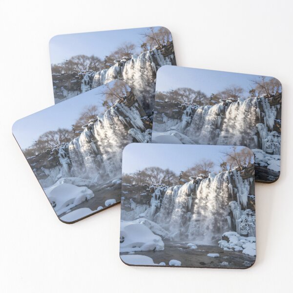 Item preview, Frozen Winter Waterfall Landscape designed and sold by AnimalAirtistry.