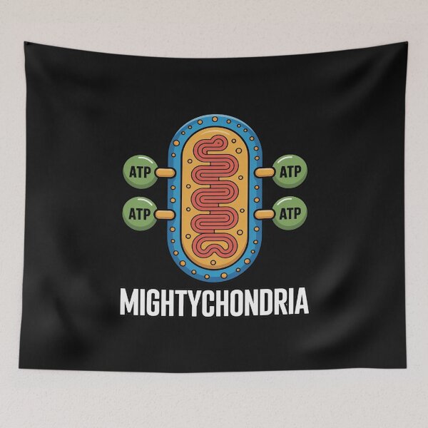 Item preview, Mightychondria Cellular Biology Science Teacher Gift designed and sold by nicomitchell.