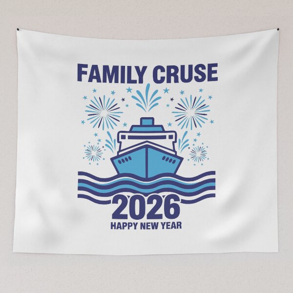Item preview, New Year's Eve Family Cruise 2026 Celebration designed and sold by LuminOrb.