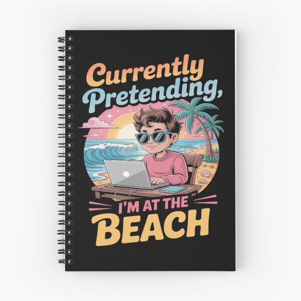 Item preview, Currently Pretending I'm at the Beach Funny Summer designed and sold by Voidbinder.