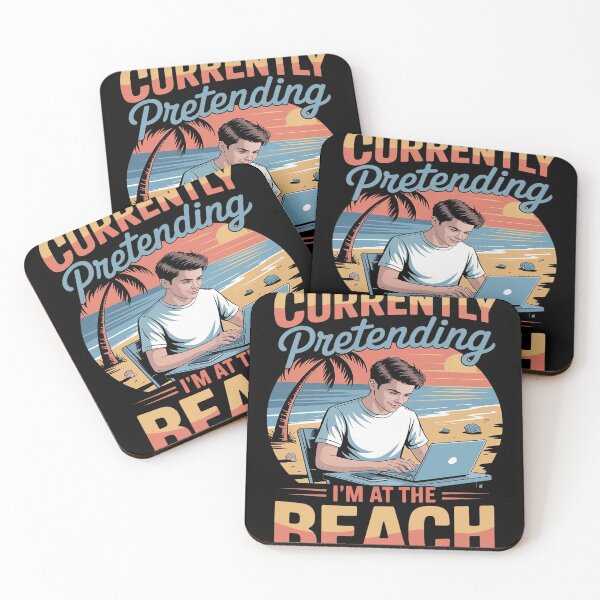 Item preview, Currently Pretending I'm At The Beach Novelty designed and sold by Voidbinder.