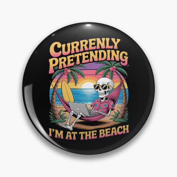 Artikelvorschau, Ich tue gerade so, als wäre ich am Strand (Skelett). entworfen und verkauft von Voidbinder.