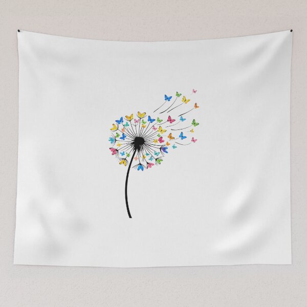 Item preview, Dandelion butterfly flow designed and sold by HandicraftArt.