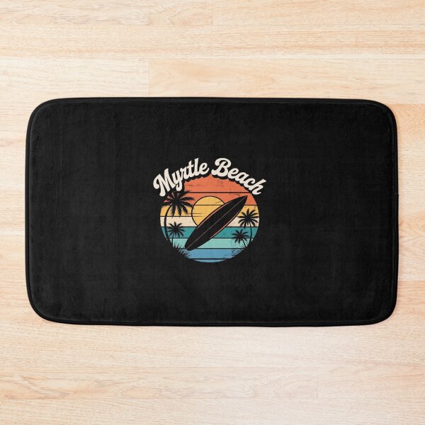 Item preview, Myrtle Beach South Carolina Palm Tree Surf 70's Retro Sunset designed and sold by TAYLOROUSDALE.