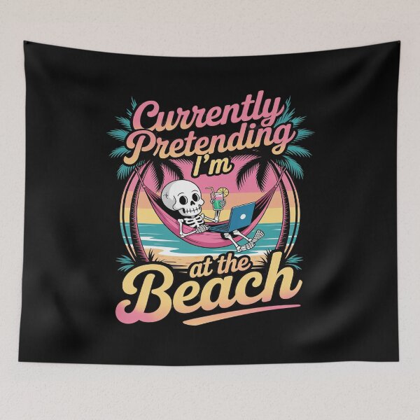 Item preview, Currently Pretending I'm At The Beach Summer designed and sold by Voidbinder.