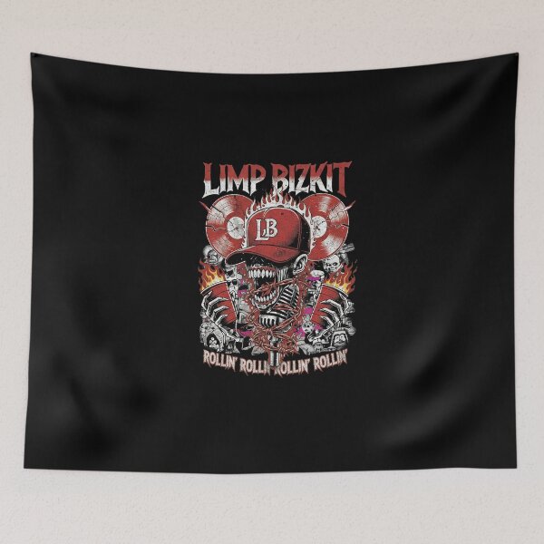 Item preview, Bizkit Skull Graphic T-Shirt | Rollin Rock Band Tee designed and sold by QuietLabel.