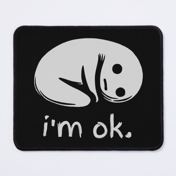 Item preview, i'm ok (dark) designed and sold by RottenAppleShop.