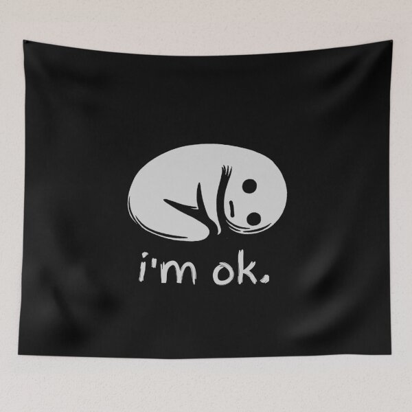 Item preview, i'm ok (dark) designed and sold by RottenAppleShop.