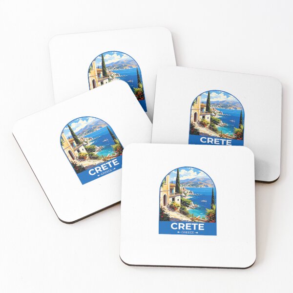 Item preview, Crete Greece Travel Sticker designed and sold by TulipaGraphics.