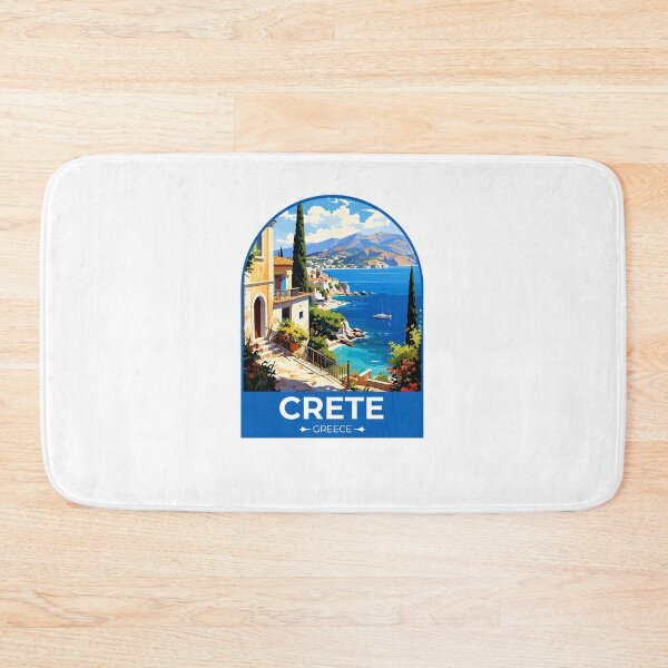 Item preview, Crete Greece Travel Sticker designed and sold by TulipaGraphics.