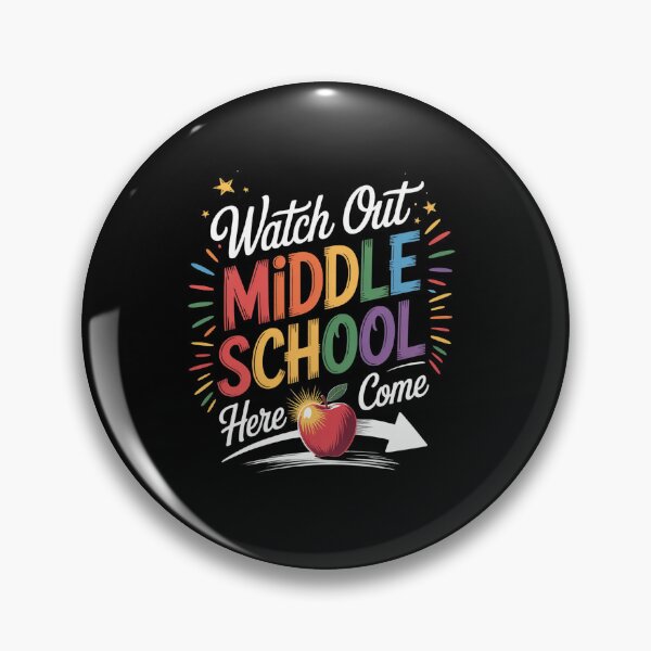 Item preview, Watch Out Middle School Here I Come Funny Back to School designed and sold by KonopikaaArt.