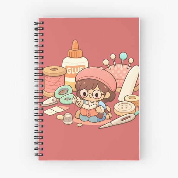 Item preview, Bookbinding cozy kawaii scene designed and sold by Iail Ioa.