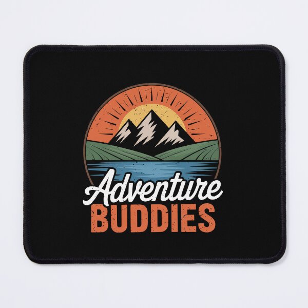 Item preview, Adventure Buddies Couples Hiking Adventure Mountains designed and sold by Elenasriveras.