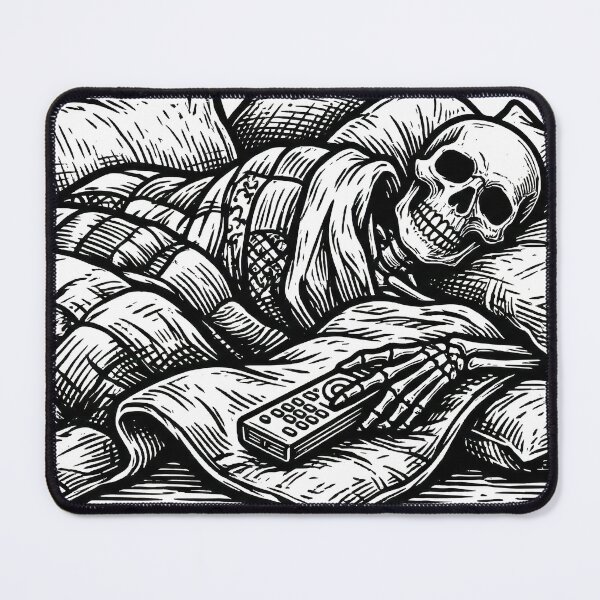 Item preview, Bed Rotting Era - Lazy Cozy Skeleton designed and sold by WojcikDesigners.