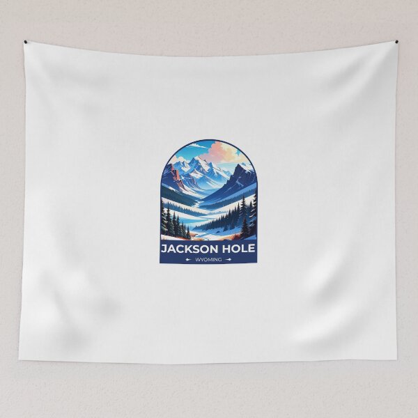 Item preview, Jackson Hole Wyoming Sticker designed and sold by TulipaGraphics.