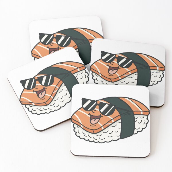 Item preview, Cool sushi Face Meme Wearing Sunglasses designed and sold by holywarter.