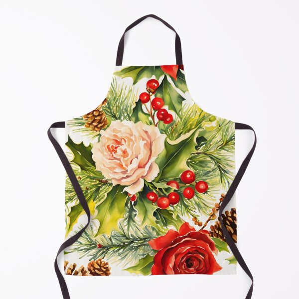 Item preview, Bright Floral Christmas Background designed and sold by ByNicoleSara.
