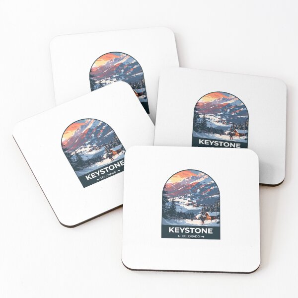 Item preview, Keystone Winter Resort Colorado Sticker designed and sold by TulipaGraphics.
