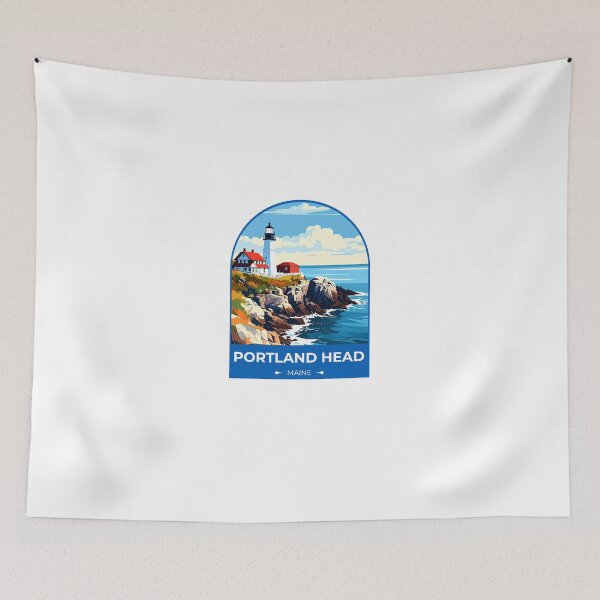 Item preview, Portland Head Maine Light Sticker designed and sold by TulipaGraphics.
