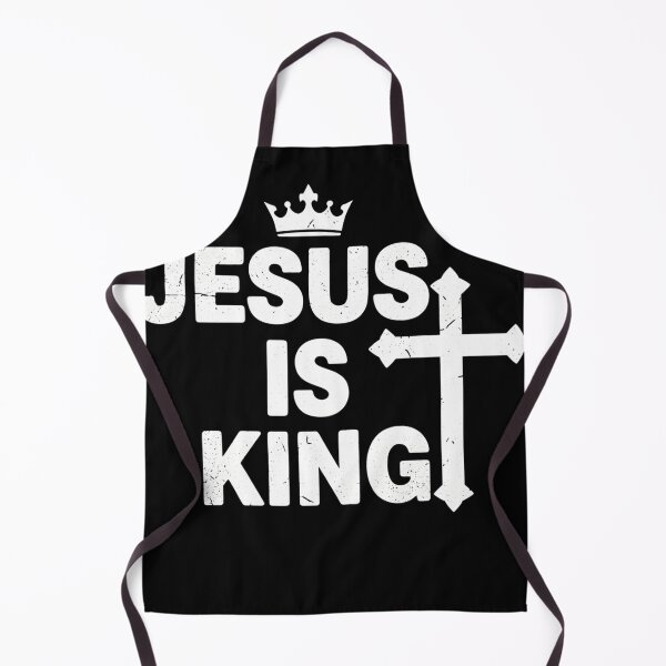 Item preview, Jesus Is King — Bold Christian Typography Tee & Sticker designed and sold by haitrieuic96.