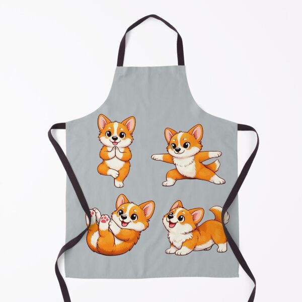 Item preview, Cute Yoga Corgi Poses – Cartoon Dog designed and sold by Darlin8888.