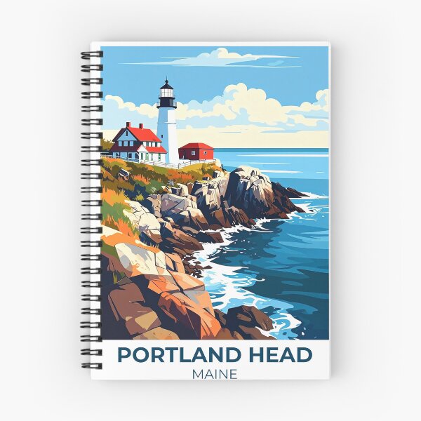 Item preview, Portland Head Miane Light Poster designed and sold by TulipaGraphics.