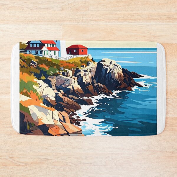 Item preview, Portland Head Miane Light Poster designed and sold by TulipaGraphics.