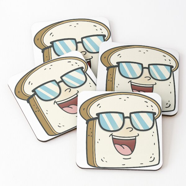 Item preview, Cool bread Face Meme Wearing Sunglasses designed and sold by holywarter.