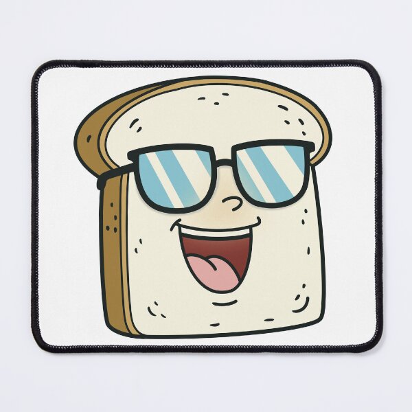Item preview, Cool bread Face Meme Wearing Sunglasses designed and sold by holywarter.