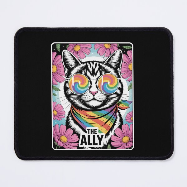 Item preview, Ally Cat Lgbt Gay Pride Month designed and sold by Elenasriveras.