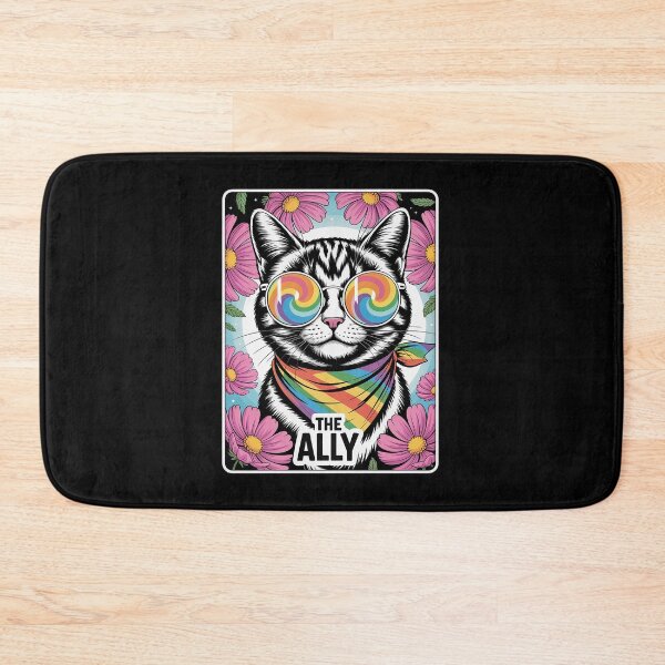 Item preview, Ally Cat Lgbt Gay Pride Month designed and sold by Elenasriveras.