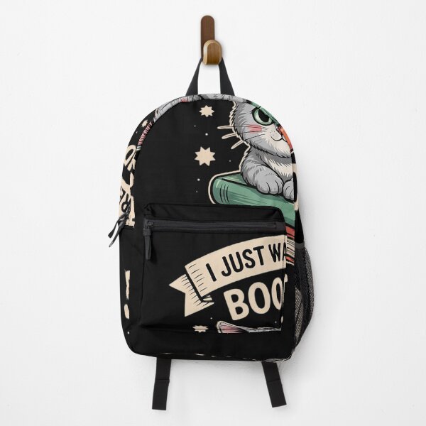 Item preview, I Just Want To Read Books And Pet Cats Cat Men Women Kids designed and sold by CombatTask.