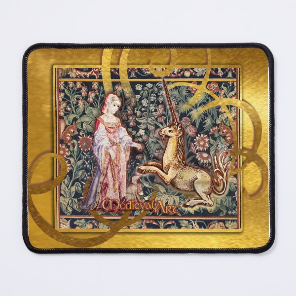 Item preview, Medieval Art - Lady, Dog and the Unicorn (by ACCI) designed and sold by VanyssaGraphics.