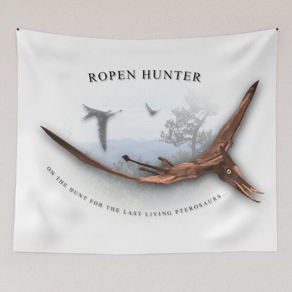 Item preview, Ropen Hunter! Living Pterosaur enthusiast tee  designed and sold by The Paleo shop ..