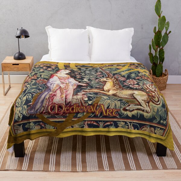 Item preview, Medieval Art - Lady, Dog and the Unicorn (by ACCI) designed and sold by VanyssaGraphics.