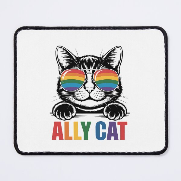 Item preview, Ally Cat Rainbow Gay Pride Lgbt designed and sold by Elenasriveras.