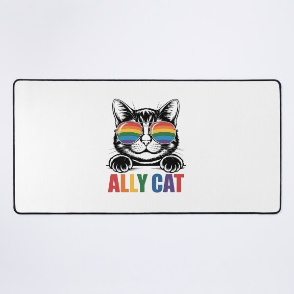 Item preview, Ally Cat Rainbow Gay Pride Lgbt designed and sold by Elenasriveras.