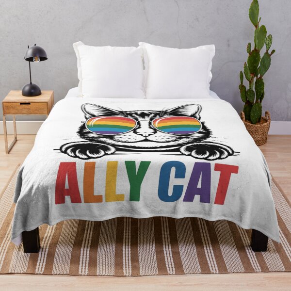 Item preview, Ally Cat Rainbow Gay Pride Lgbt designed and sold by Elenasriveras.