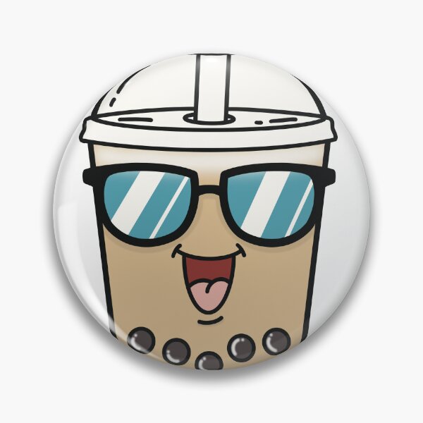 Item preview, Cool bubble milk tea Face Meme Wearing Sunglasses designed and sold by holywarter.