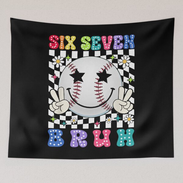 Item preview, Six Seven 67 6 7 Bruh Baseball Meme Funny Cool T-Shirt designed and sold by LashondaGreen89.
