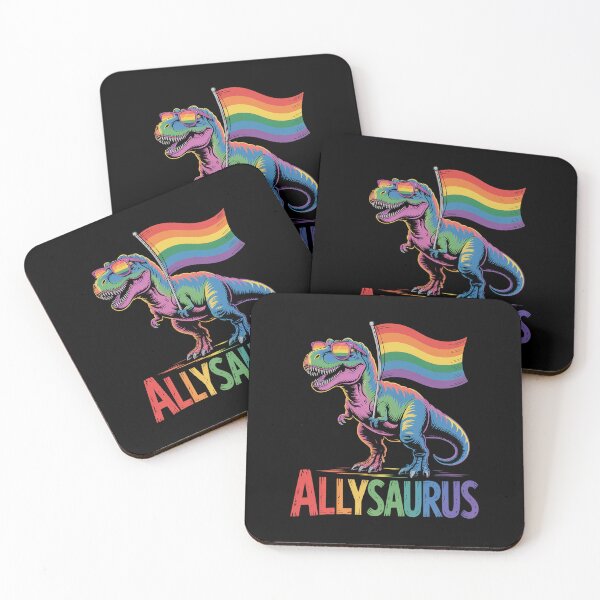 Item preview, Allysaurus Ally Lgbtq Pride Dinosaur designed and sold by Elenasriveras.
