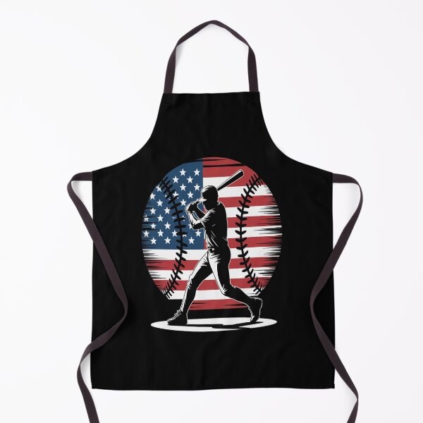Item preview, American Baseball Player Batter With United States Flag designed and sold by orlodrake.