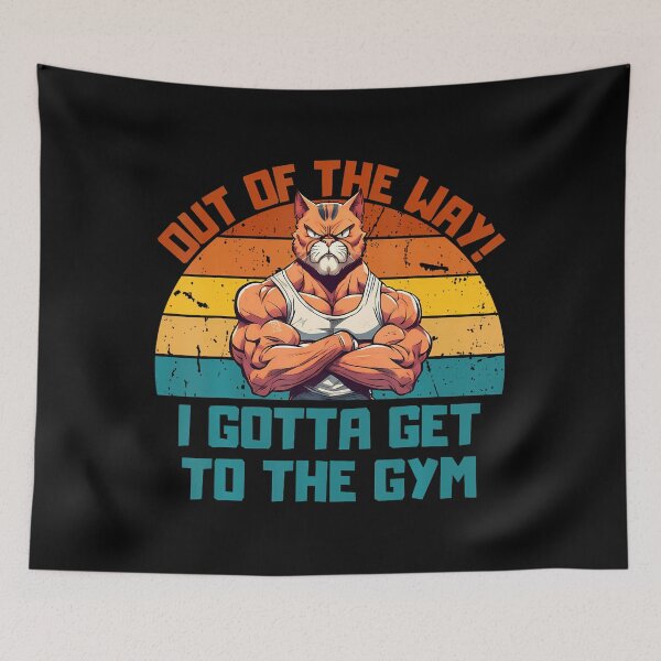 Item preview, Bodybuilding Cat Strength Training designed and sold by reardelbouv.