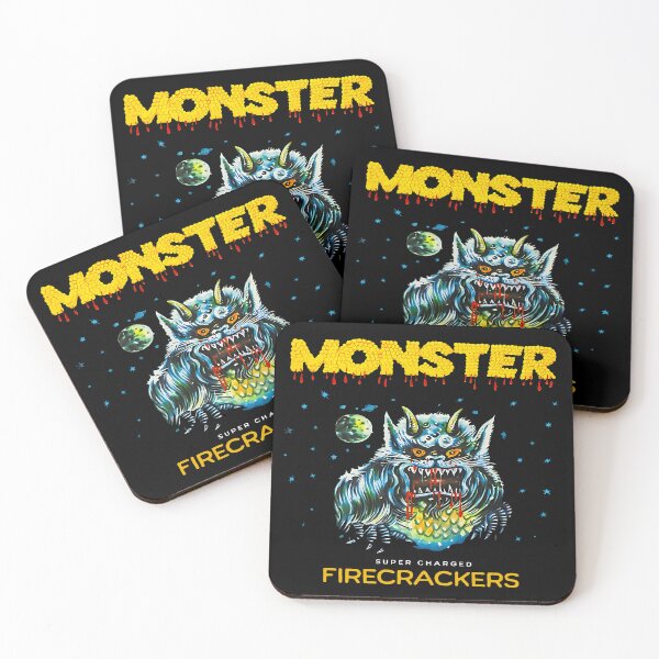 Item preview, Monster Super Charged Firecrackers designed and sold by Corinne Alexa Jackson.