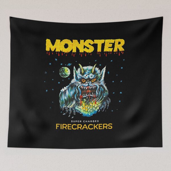 Item preview, Monster Super Charged Firecrackers designed and sold by Corinne Alexa Jackson.