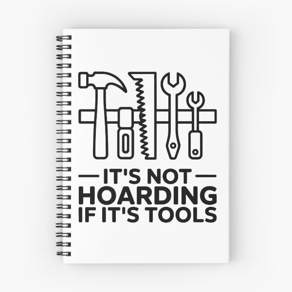 Item preview, Tool Wall Line Art – Handyman Woodwork Carpenter DIY “It’s Not Hoarding If It’s Tools designed and sold by WSPrintCrafter.