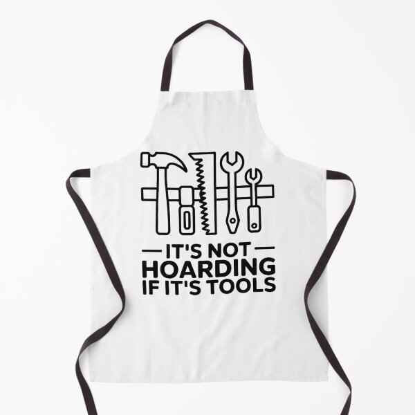 Item preview, Tool Wall Line Art – Handyman Woodwork Carpenter DIY “It’s Not Hoarding If It’s Tools designed and sold by WSPrintCrafter.